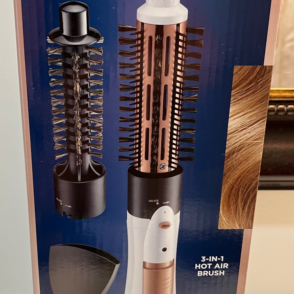 3-in-1 Hot Air Brush - Rose Gold - purchased - tried it once - not for me.